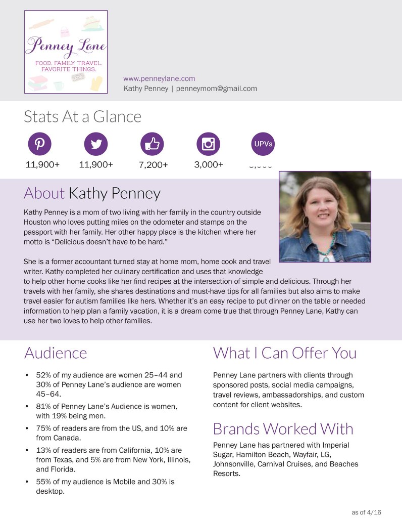 Penny Lane Media Kit